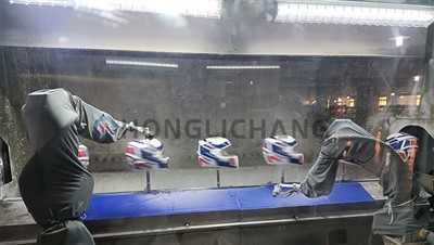 Linija za barvanje čelad